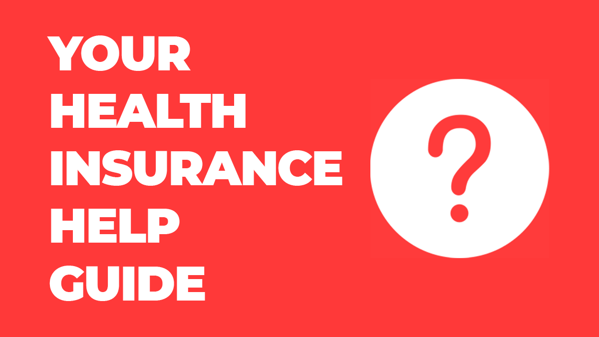 Your Health Insurance Help Guide with a question mark icon
