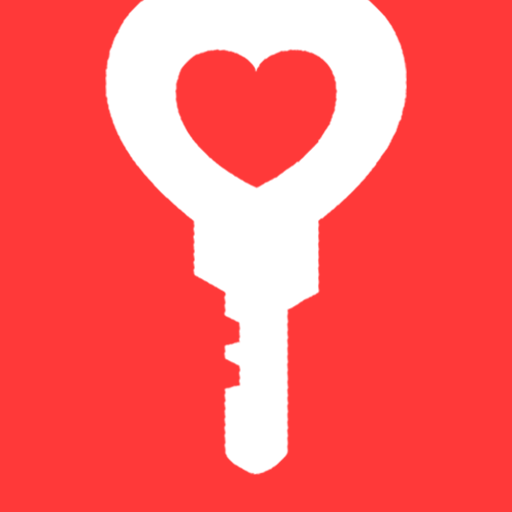 Key with a heart